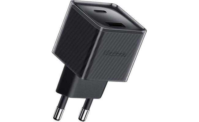 Mcdodo CH-4151 Charger 33W Gan Fast Charging PD Dual Port USB A and Type C - Black